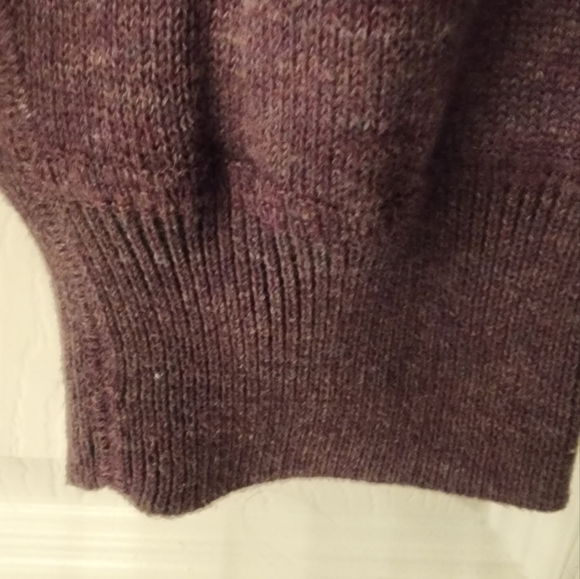 AGAVE West Coast Luxury Harrison Pullover Shawl Collar in Plum color size XXL - Picture 4 of 8